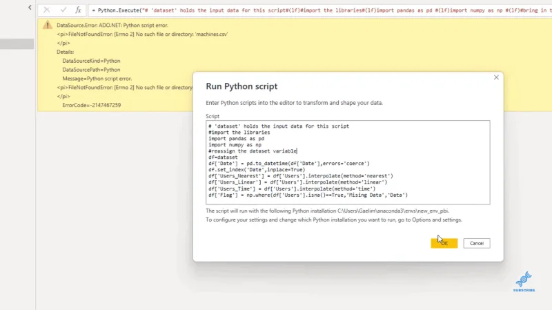 Håndtere manglende data i Python ved hjelp av interpolasjonsmetode
