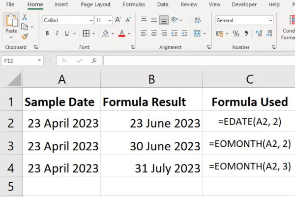 Excel Formulas Cheat Sheet: Mellomveiledning