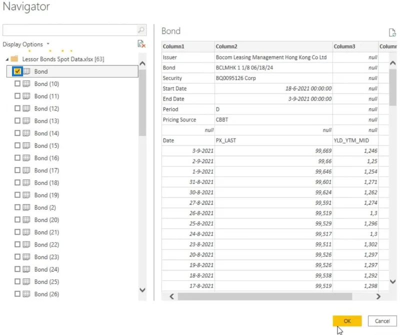 Useiden Excel-arkkien liittäminen LuckyTemplatesiin