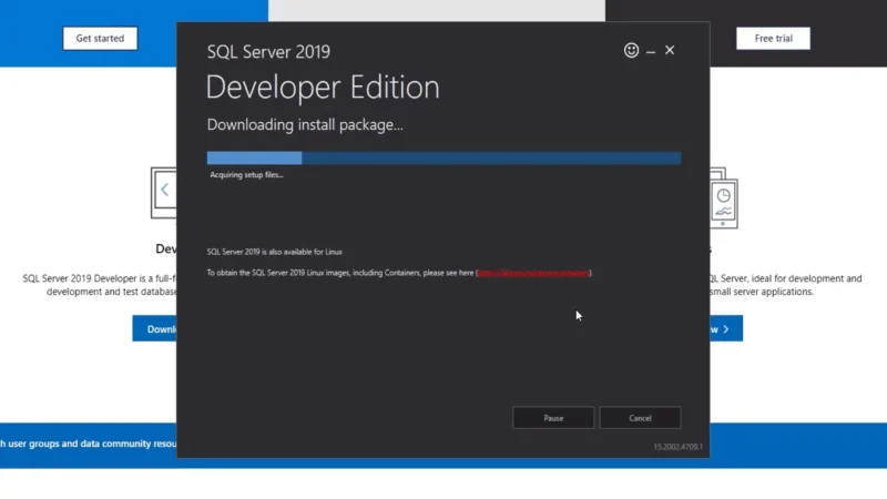SQL Server download og installation
