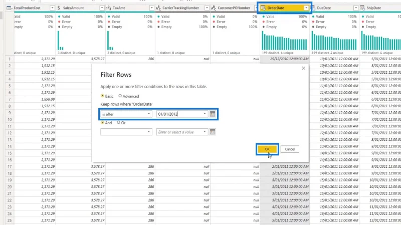 Spørrfolding og tilkobling til SQL Server