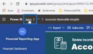 Oprettelse af dashboards og apps i LuckyTemplates Service