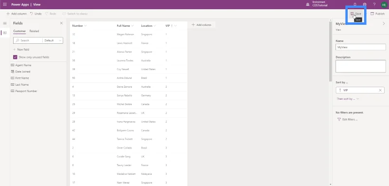 PowerApps-näkymät ja -lomakkeet: Luominen ja mukauttaminen