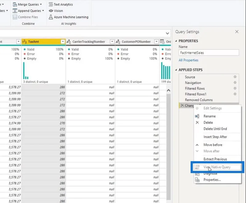 Spørrfolding og tilkobling til SQL Server