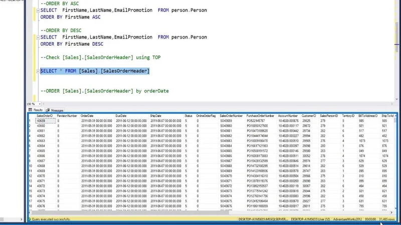 SQL SELECT -lauseke: Johdanto