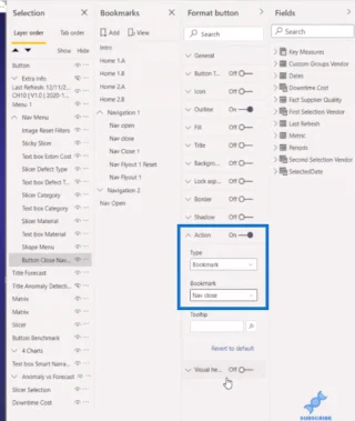Dynamisk navigasjonsmeny ved hjelp av LuckyTemplates-filtre