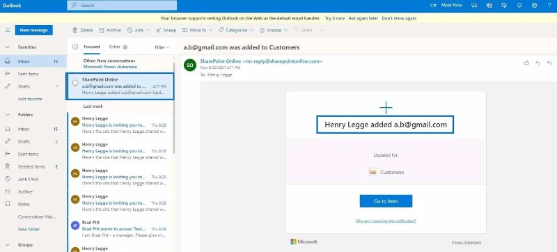 SharePoint Automate-funksjonen |  En introduksjon