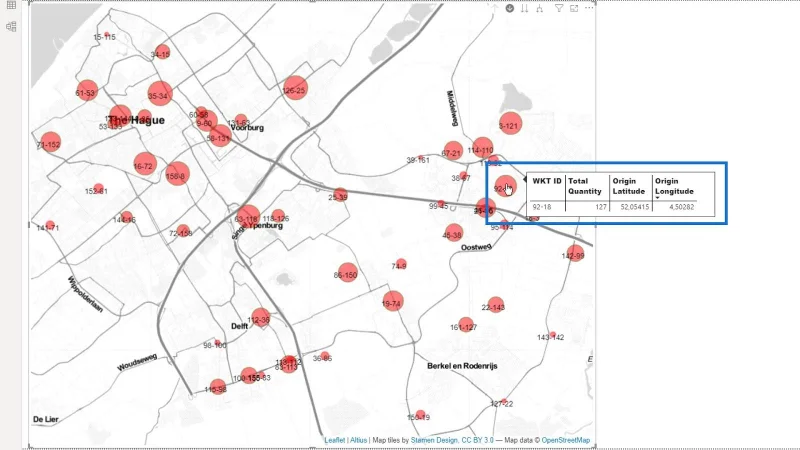 LuckyTemplates Icon Map Visual: WKT Strings