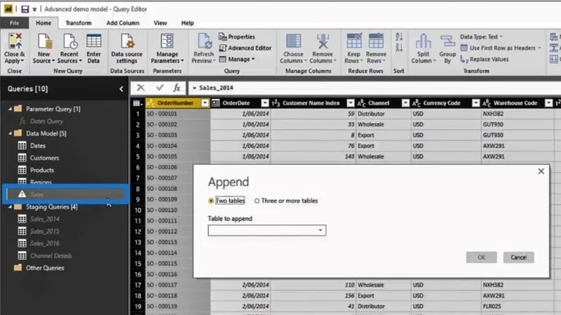 Slik legger du til Power Queries i LuckyTemplates