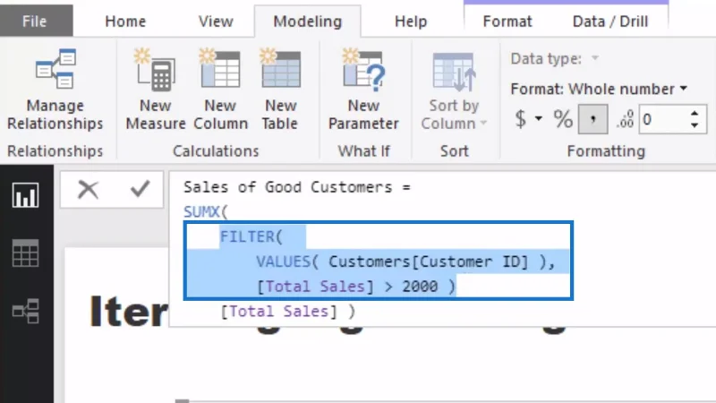 Virtuelle tabeller inne i gjentakende funksjoner i LuckyTemplates – DAX-konsepter