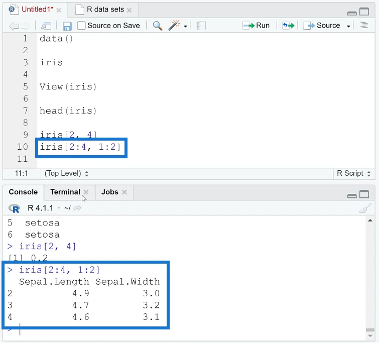 Datakehykset julkaisussa R: Learning The Basics