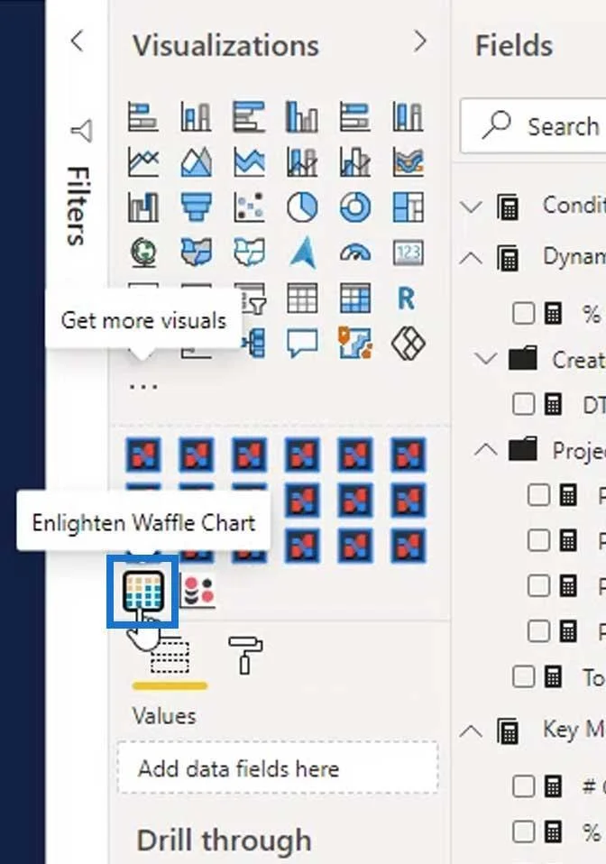 Gofridiagramok: LuckyTemplates egyéni vizualizáció