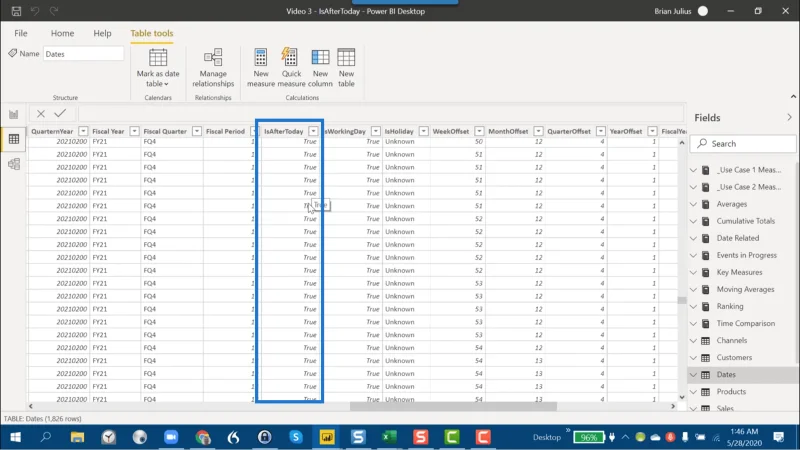 Bruk av IsAfterToday For LuckyTemplates Time Intelligence Scenarios