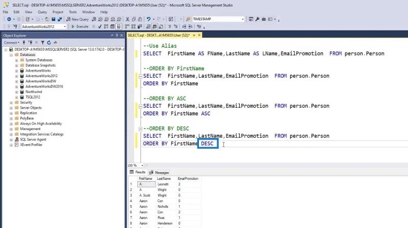 SQL SELECT -lauseke: Johdanto