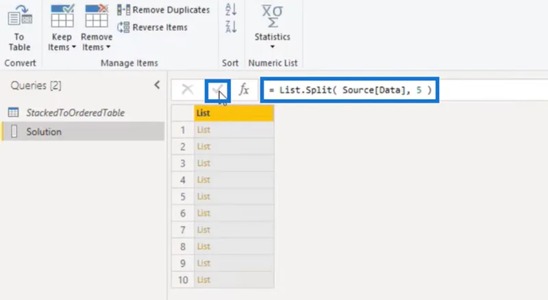 Power Query Transform Column Challenge: Stablet data til bestilt tabell