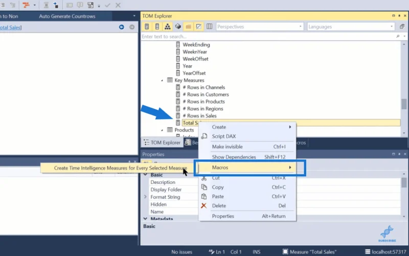 LuckyTemplates Tabellredigering 3: Automatiser med et skript