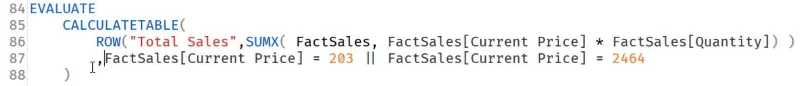 Suodata LuckyTemplatesissa: DAX Queries Context Transition