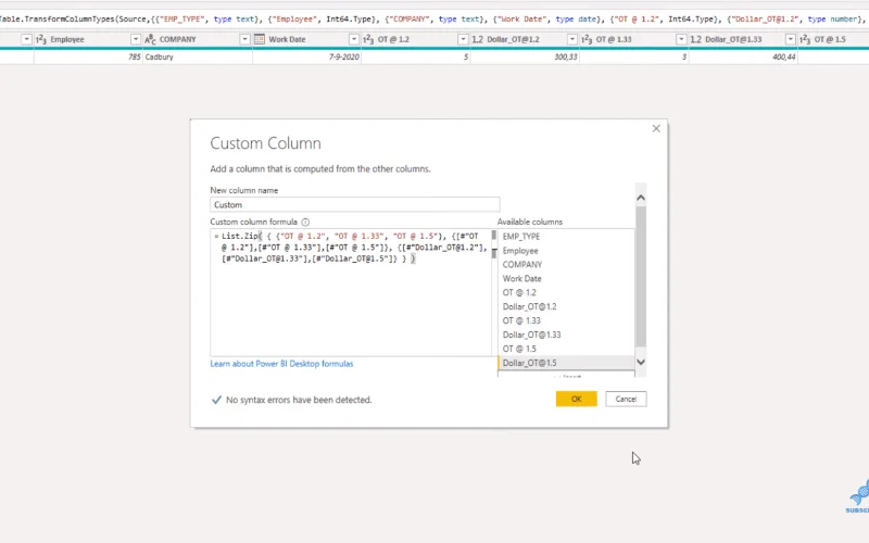 LuckyTemplates Unpivot -sarakkeet – Power Query -opastus