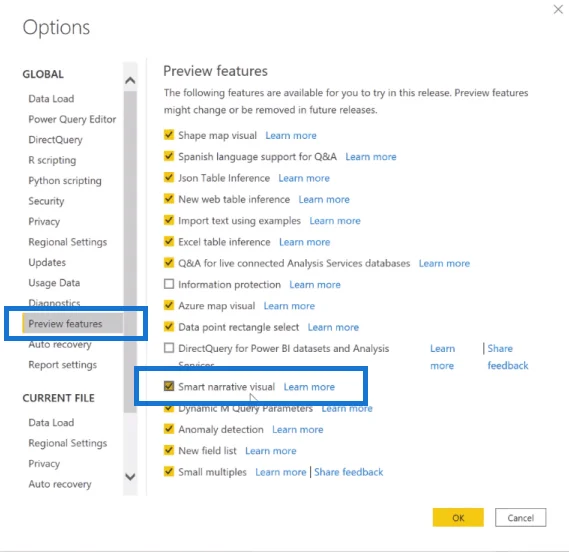 LuckyTemplates interaktive data – Vis dynamiske fortellinger