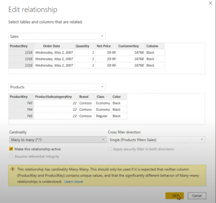 Utvidede tabeller i LuckyTemplates