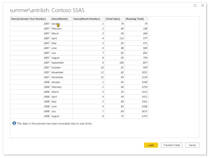 Brug af DAX til at indlæse data fra SSAS til LuckyTemplates