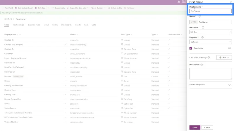 PowerApps-enheter: Slik legger du til forskjellige typer felt