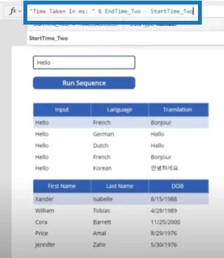 Slik bruker du samtidig funksjon i Power Apps