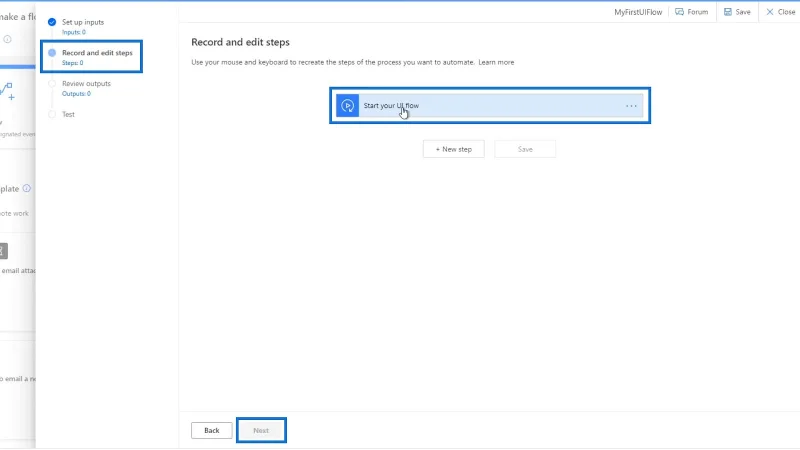 Power Automate UI-flyter: Oppretting og oppsett