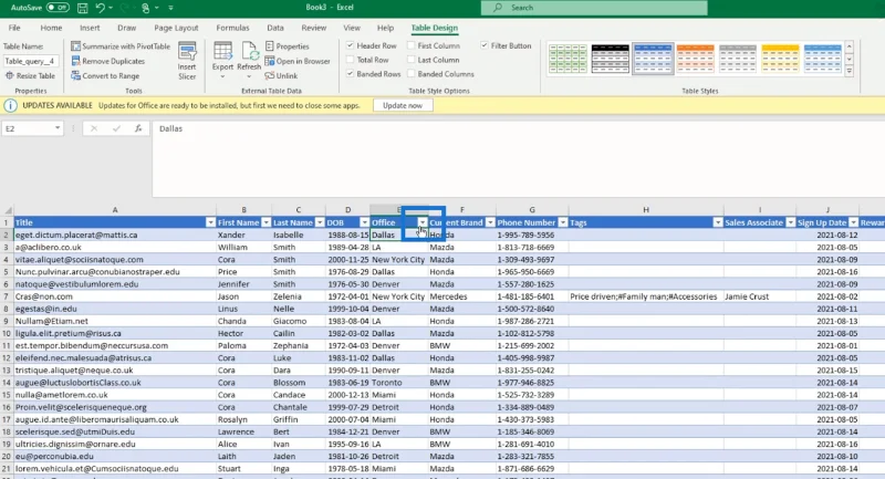 Eksporter SharePoint-lister til Excel- eller CSV-fil