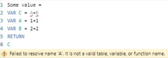 Muuttujat ja lausekkeet Power Query Editorissa