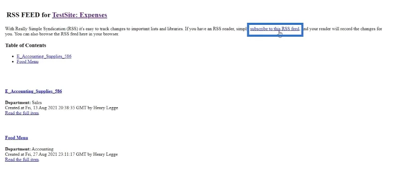RSS-feeder i SharePoint: En oversikt