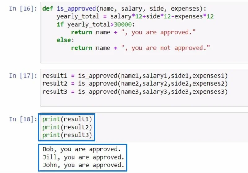 Pythonin käyttäjän määrittämät funktiot |  Yleiskatsaus