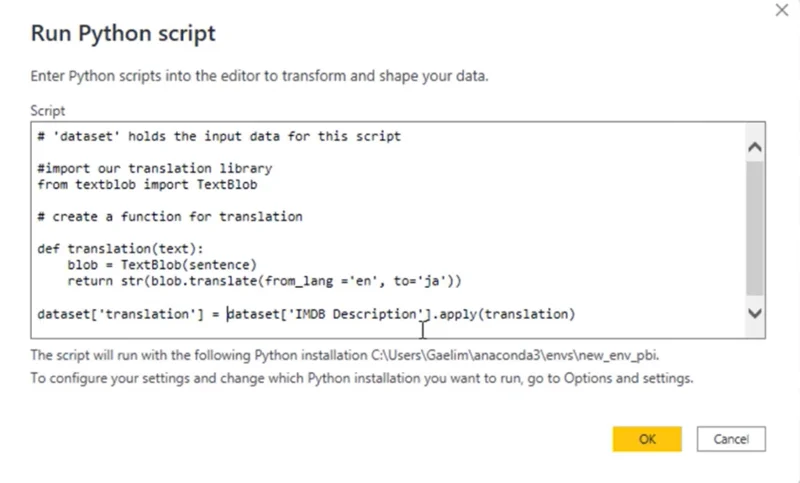 LuckyTemplates Python Tutorial: Sådan oversætter du tekster