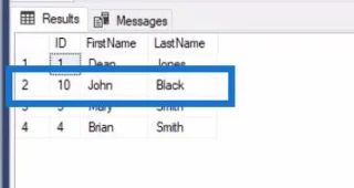 SQL-taulukon perustoiminnot