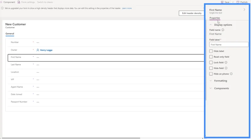 PowerApps-näkymät ja -lomakkeet: Luominen ja mukauttaminen