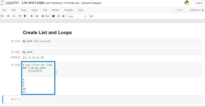 Python-liste og til sløjfe i LuckyTemplates