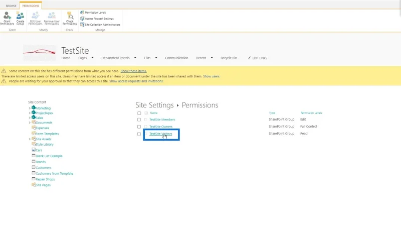 SharePointin vain luku -oikeuden myöntäminen käyttäjille
