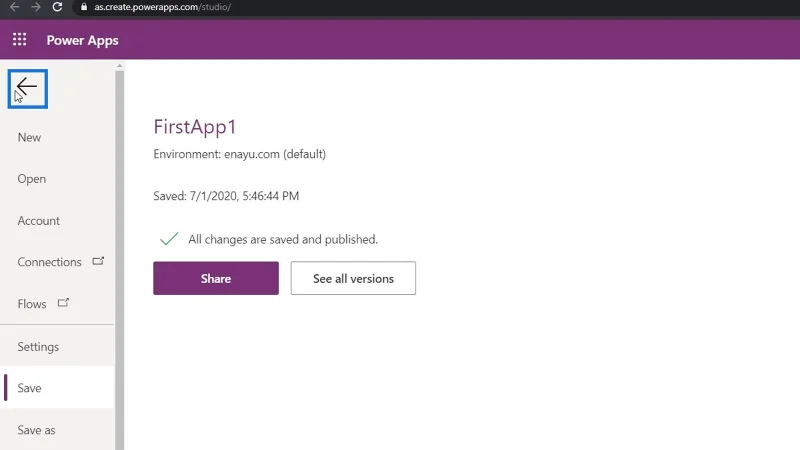 Príručka Microsoft Power Apps |  Kontrola chýb