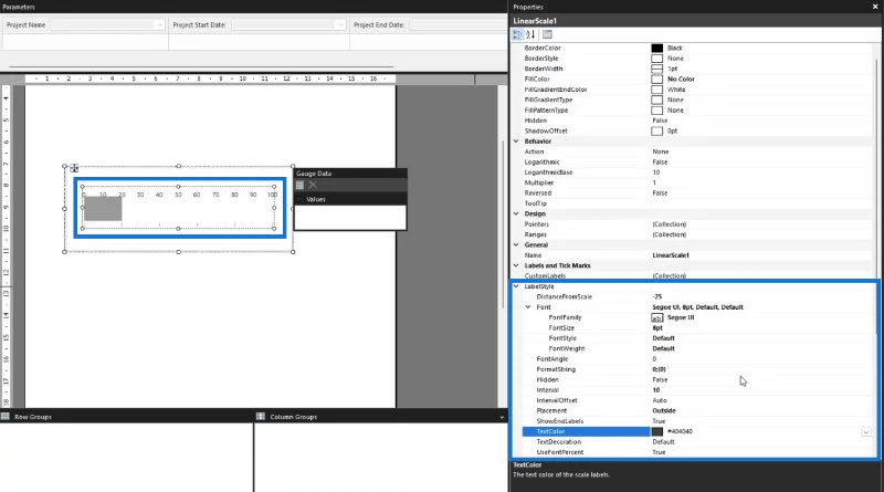 Luo Gantt-kaavio LuckyTemplates Report Builderissa