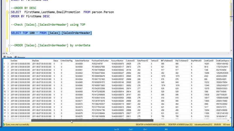 SQL SELECT -lauseke: Johdanto
