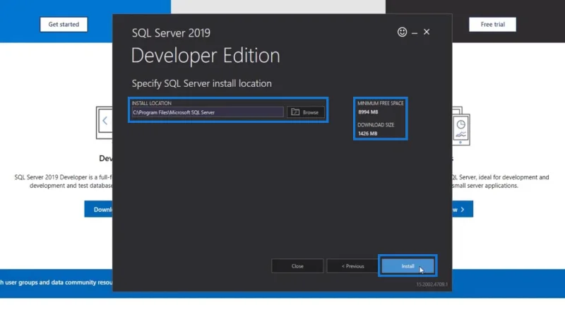 SQL Server download og installation
