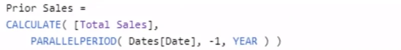 DAX-funksjonsgjennomgang: Bruke PARALLELPERIOD i LuckyTemplates