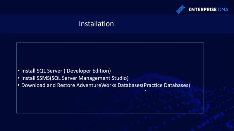 SQL Server download og installation