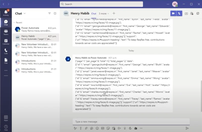 Lag en HTTP-forespørsel i Power Automate