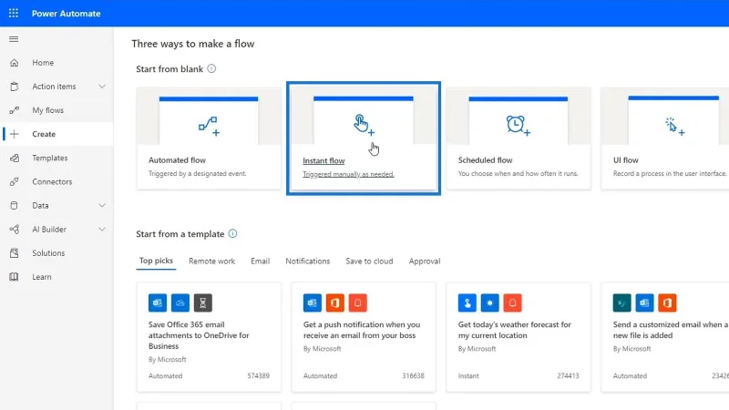 Microsoft Flow HTTP Trigger |  Power Automaten opetusohjelma