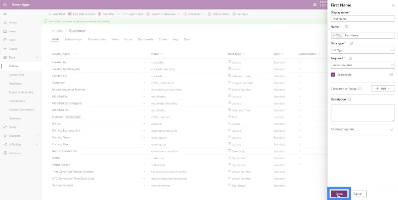 PowerApps-enheter: Slik legger du til forskjellige typer felt
