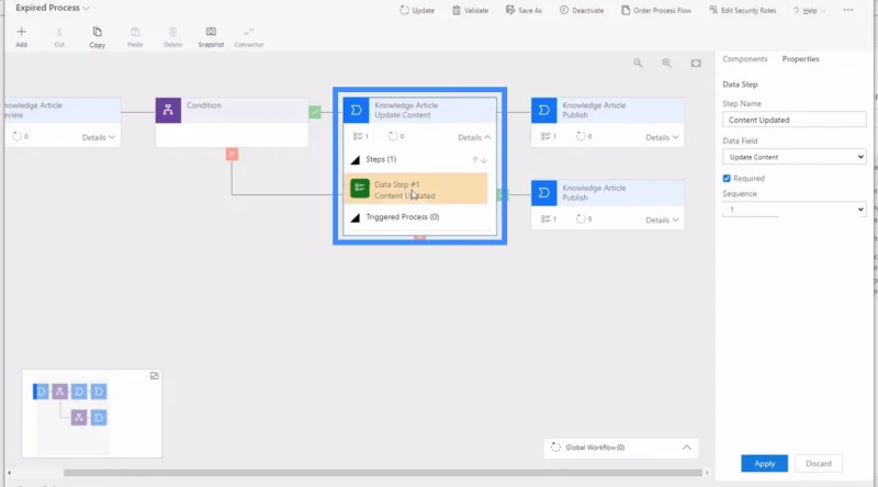 Power Apps forretningsprosessflyt og dokumentasjon