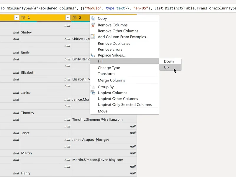 Power Query Modulo: Hvordan håndtere stablede data
