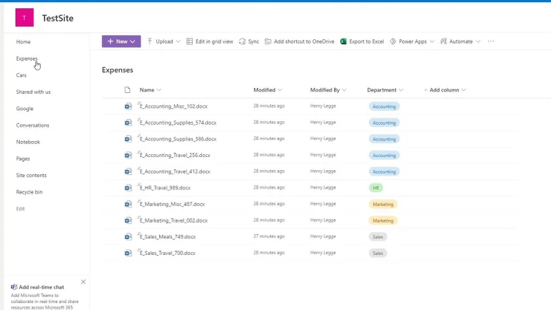 Innstillinger for SharePoint-nettstedbibliotek |  Et overblikk