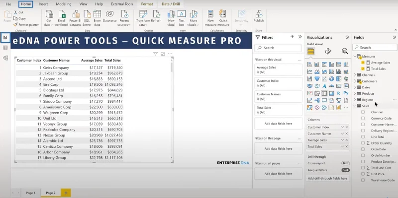 Lag hurtigmål i LuckyTemplates med Quick Measures Pro